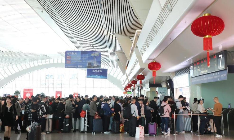 春運過半 我國交通出行人數(shù)累計為50.8億人次